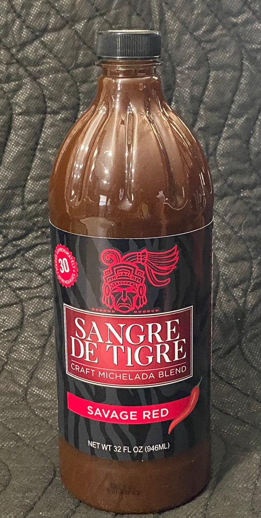 Sangre De Tigre Savage Red Craft Michelada Blend - 32 OZ