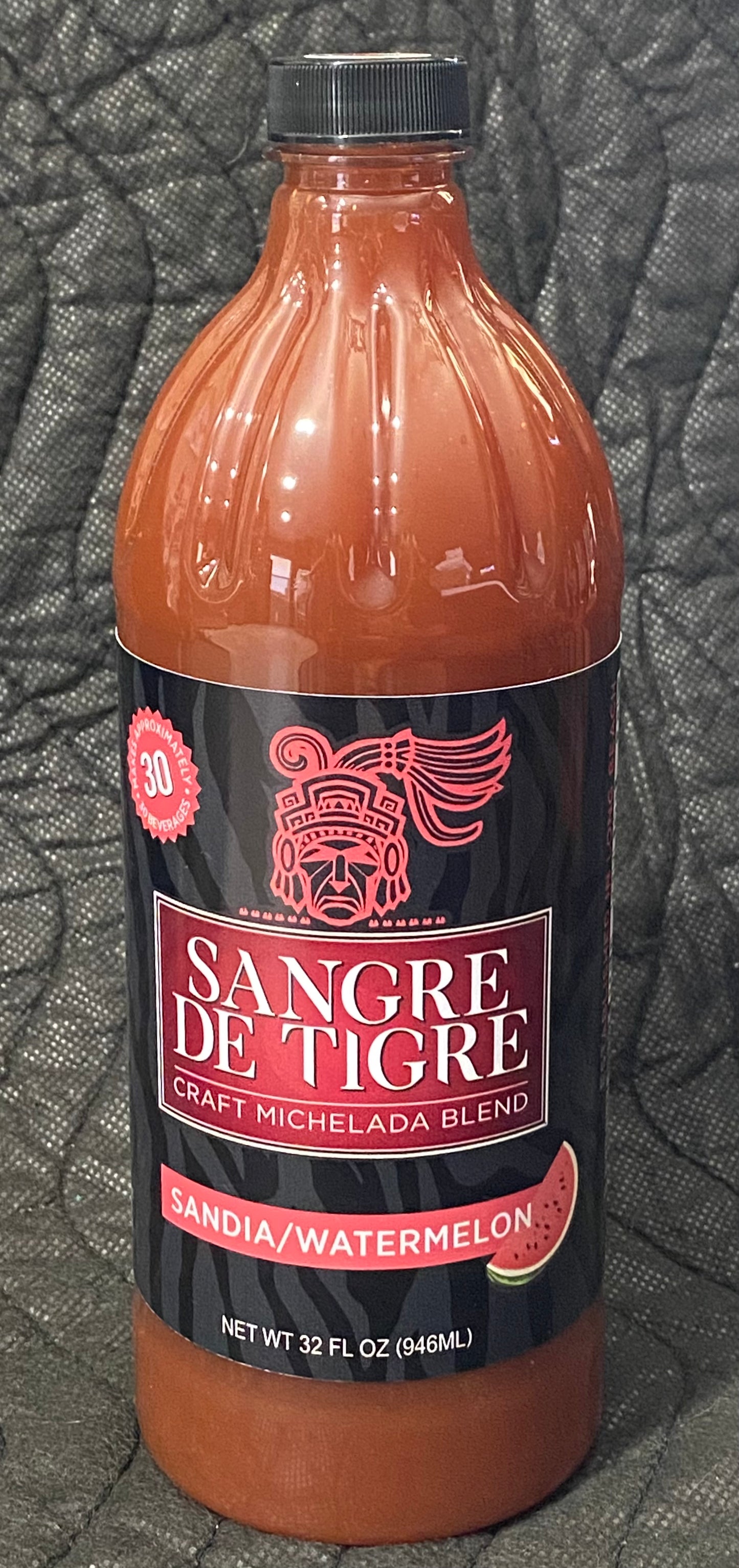 Sangre De Tigre Sandía (Watermelon) Craft Michelada Blend - 32 OZ