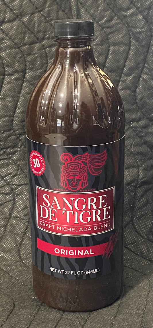 Sangre De Tigre Original Craft Michelada Blend - 32 OZ
