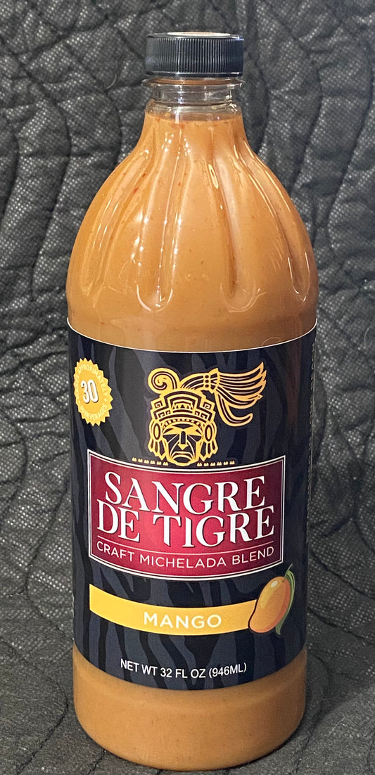 Sangre De Tigre Mango Craft Michelada Blend - 32 OZ